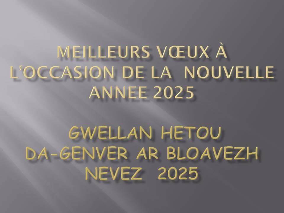 Voeux 2025